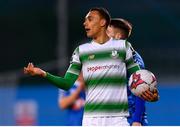 11 May 2018; Graham Burke of Shamrock Rovers reacts during the SSE Airtricity League Premier Division match between Shamrock Rovers and Waterford at Tallaght Stadium, in Dublin. Photo by Harry Murphy/Sportsfile