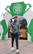20 May 2018; Derrick Williams of Republic of Ireland XI arrives prior to Scott Brown's testimonial match between Celtic and Republic of Ireland XI at Celtic Park in Glasgow, Scotland. Photo by Stephen McCarthy/Sportsfile