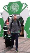 20 May 2018; Republic of Ireland video analyst Ger Dunne arrives prior to Scott Brown's testimonial match between Celtic and Republic of Ireland XI at Celtic Park in Glasgow, Scotland. Photo by Stephen McCarthy/Sportsfile