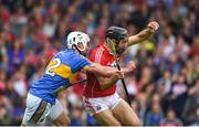 27 May 2018; Christopher Joyce of Cork in action against Patrick Maher of Tipperary during the Munster GAA Hurling Senior Championship Round 2 match between Tipperary and Cork at Semple Stadium in Thurles, Tipperary. Photo by Daire Brennan/Sportsfile