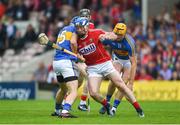 27 May 2018; Seán O'Donoghue of Cork in action against John McGrath of Tipperary during the Munster GAA Hurling Senior Championship Round 2 match between Tipperary and Cork at Semple Stadium in Thurles, Tipperary. Photo by Daire Brennan/Sportsfile