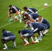 27 May 2018; Kylian Mbappé, right, during France training at Stade de France in Paris, France. Photo by Stephen McCarthy/Sportsfile