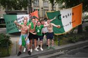 28 May 2018; Republic of Ireland supporters in Paris prior to the International Friendly match between France and Republic of Ireland at Stade de France in Paris, France. Photo by Stephen McCarthy/Sportsfile