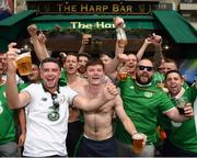 28 May 2018; Republic of Ireland supporters outside the Harp bar in Paris prior to the International Friendly match between France and Republic of Ireland at Stade de France in Paris, France. Photo by Stephen McCarthy/Sportsfile