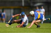 3 June 2018; Patrick Curran of Waterford in action against Michael Cahill of Tipperary during the Munster GAA Senior Hurling Championship Round 3 match between Waterford and Tipperary at the Gaelic Grounds, Limerick. Photo by Piaras Ó Mídheach/Sportsfile