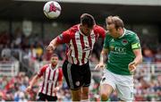 4 June 2018; Karl Sheppard of Cork City scores his side's first goal during the SSE Airtricity League Premier Division match between Cork City and Derry City at Turner's Cross, Cork. Photo by Eóin Noonan/Sportsfile