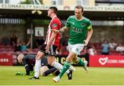 4 June 2018; Karl Sheppard of Cork City celebrates after scoring his side's second goal during the SSE Airtricity League Premier Division match between Cork City and Derry City at Turner's Cross, Cork. Photo by Eóin Noonan/Sportsfile