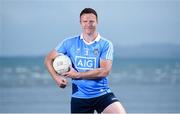 6 June 2018; Former Dublin footballer Peadar Andrews was on hand to assist AIG, proud supporter of GAA across all codes and all levels in Dublin, with the announcement of their new partnership with the Dublin Masters Football Team. For more info visit the Dublin Masters Facebook page: /dublingaelicmasters. Great South Wall, Poolbeg, Dublin. Photo by David Fitzgerald/Sportsfile