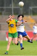 9 June 2018; Therese McCafferty of Donegal in action against Therese Scott of Monaghan during the TG4 Ulster Ladies SFC semi-final match between Donegal and Monaghan at Healy Park in Omagh, County Tyrone. Photo by Oliver McVeigh/Sportsfile