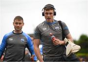 10 June 2018; Austin Gleeson of Waterford arriving to the Gaelic Grounds with team mate Mark O'Brien, left, prior to the Munster GAA Hurling Senior Championship Round 4 match between Limerick and Waterford at the Gaelic Grounds in Limerick. Photo by Eóin Noonan/Sportsfile