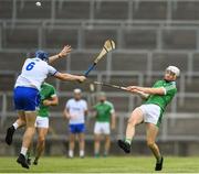 10 June 2018; Kyle Hayes of Limerick in action against Austin Gleeson of Waterford during the Munster GAA Hurling Senior Championship Round 4 match between Limerick and Waterford at the Gaelic Grounds in Limerick. Photo by Ramsey Cardy/Sportsfile
