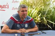 11 June 2018; Galway manager Kevin Walsh during a Galway Football Press Conference at Loughrea Hotel & Spa, in Loughrea, Galway. Photo by Harry Murphy/Sportsfile