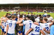 17 June 2018; Waterford manager Derek McGrath speaks to his players following the Munster GAA Hurling Senior Championship Round 5 match between Waterford and Cork at Semple Stadium in Thurles, Tipperary. Photo by Matt Browne/Sportsfile