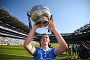 24 June 2018; Dublin's Brian Fenton celebrates with the Delaney Cup following the Leinster GAA Football Senior Championship Final match between Dublin and Laois at Croke Park in Dublin. Photo by Stephen McCarthy/Sportsfile