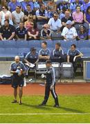 24 June 2018; Dublin manager Jim Gavin during the Leinster GAA Football Senior Championship Final match between Dublin and Laois at Croke Park in Dublin. Photo by Daire Brennan/Sportsfile