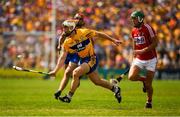 1 July 2018; Conor McGrath of Clare in action against Eoin Cadogan of Cork during the Munster GAA Hurling Senior Championship Final match between Cork and Clare at Semple Stadium in Thurles, Tipperary. Photo by Ray McManus/Sportsfile
