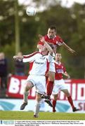 17 August 2003; David Crawley of Shelbourne, in action against David O'Dowd of Sligo Rovers in FAI Carlsberg Senior Cup Third Round tie between Sligo Rovers and Shelbourne at The Showgrounds in Sligo. Photo by David Maher/Sportsfile