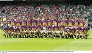 16 August 2003; The Wexford team prior to the Guinness All-Ireland Senior Hurling Championship Semi-Final replay between Cork and Wexford at Croke Park, Dublin. Photo by Ray McManus/Sportsfile