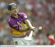 16 August 2003; Liam Dunne, Wexford, in action during the Guinness All-Ireland Senior Hurling Championship Semi-Final replay between Cork and Wexford at Croke Park, Dublin. Photo by Ray McManus/Sportsfile