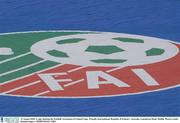 19 August 2003; A sign showing the Football Association of Ireland's logo during an International Friendly between Republic of Ireland and Australia at Lansdowne Road, Dublin. Photo by Damien Eagers/Sportsfile
