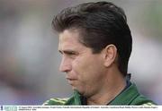 19 August 2003; Frank Farina, manager of Australia during an International Friendly between Republic of Ireland and Australia at Lansdowne Road, Dublin. Photo by Damien Eagers/Sportsfile