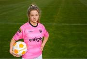 11 July 2018; Niamhie Taylor Hughes of Wexford Youths FC during a Continental Tyres Under 17 Women's National League launch at the FAI HQ in Abbotstown, Dublin. Photo by Piaras Ó Mídheach/Sportsfile
