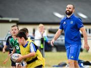 17 July 2018; Leinster's Scott Fardy during the Bank of Ireland Leinster Rugby Summer Camp at Tullow RFC, in Roscat, Tullow, Co. Carlow. Photo by Seb Daly/Sportsfile