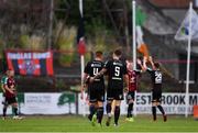 20 July 2018; Dan Casey, left, and Rob Cornwall of Bohemians celebrate following their side's second goal during the SSE Airtricity League Premier Division match between Bohemians and Bray Wanderers at Dalymount Park in Dublin. Photo by Seb Daly/Sportsfile