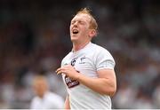 22 July 2018; Keith Cribbin of Kildare reacts after a missed chance during the GAA Football All-Ireland Senior Championship Quarter-Final Group 1 Phase 2 match between Kildare and Galway at St Conleth's Park in Newbridge, Co Kildare. Photo by Piaras Ó Mídheach/Sportsfile