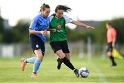 4 August 2018; Aine O'Gorman of Peamount United in action against Aisling Dunbar of UCD Waves during the Continental Tyres Women's National League match between Peamount United and UCD Waves at Greenogue in Newcastle, Dublin. Photo by Eóin Noonan/Sportsfile
