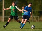 4 August 2018; Sinead Gaynor of UCD Waves in action against Eleanor Ryan Doyle of Peamount United during the Continental Tyres Women's National League match between Peamount United and UCD Waves at Greenogue in Newcastle, Dublin. Photo by Eóin Noonan/Sportsfile