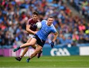 11 August 2018; Ciarán Kilkenny of Dublin in action against Shane Walsh of Galway during the GAA Football All-Ireland Senior Championship semi-final match between Dublin and Galway at Croke Park in Dublin. Photo by Seb Daly/Sportsfile