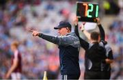 11 August 2018; Dublin manager Jim Gavin during the GAA Football All-Ireland Senior Championship semi-final match between Dublin and Galway at Croke Park in Dublin. Photo by Stephen McCarthy/Sportsfile
