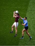 11 August 2018; Ciarán Duggan of Galway in action against James McCarthy of Dublin during the GAA Football All-Ireland Senior Championship semi-final match between Dublin and Galway at Croke Park in Dublin. Photo by Daire Brennan/Sportsfile