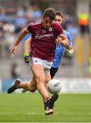 11 August 2018; Shane Walsh of Galway in action against John Small of Dublin during the GAA Football All-Ireland Senior Championship semi-final match between Dublin and Galway at Croke Park in Dublin.  Photo by Brendan Moran/Sportsfile