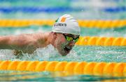 15 August 2018; Barry McClements of Ireland competes in the heats of the Men's 100m Butterfly S9 event during day three of the World Para Swimming Allianz European Championships at the Sport Ireland National Aquatic Centre in Blanchardstown, Dublin. Photo by Seb Daly/Sportsfile