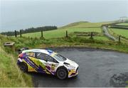 17 August 2018; Alex Laffey and Patrick Walsh in their Ford Fiesta R5 during SS2 Torr Head, Round 5 of the Irish Tarmac Rally Championships in the 2018 John Mulholland Motors Ulster Rally at Cushendun in Co Antrim. Photo by Philip Fitzpatrick/Sportsfile