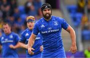 17 August 2018; Scott Fardy of Leinster during the Bank of Ireland Pre-season Friendly match between Leinster and Newcastle Falcons at Energia Park in Dublin. Photo by Ramsey Cardy/Sportsfile