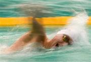 18 August 2018; Barry McClements of Ireland competes in the heats of the Men's 400m Freestyle S9 event during day six of the World Para Swimming Allianz European Championships at the Sport Ireland National Aquatic Centre in Blanchardstown, Dublin. Photo by David Fitzgerald/Sportsfile