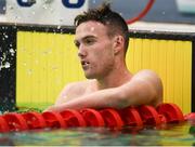 18 August 2018; Barry McClements of Ireland reacts after finishing fifth in the heats of the Men's 400m Freestyle S9 event during day six of the World Para Swimming Allianz European Championships at the Sport Ireland National Aquatic Centre in Blanchardstown, Dublin. Photo by David Fitzgerald/Sportsfile