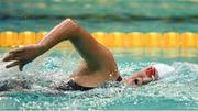 18 August 2018; Ana Jovovic of Serbia competing in the heats of the Women's 400m Freestyle S9 event during day six of the World Para Swimming Allianz European Championships at the Sport Ireland National Aquatic Centre in Blanchardstown, Dublin. Photo by David Fitzgerald/Sportsfile