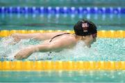 18 August 2018; Bethany Firth of Great Britain competes in the heats of the Women's 100m Butterfly S14 event during day six of the World Para Swimming Allianz European Championships at the Sport Ireland National Aquatic Centre in Blanchardstown, Dublin. Photo by David Fitzgerald/Sportsfile