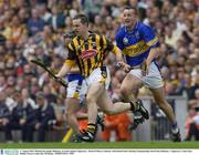 17 August 2003; Michael Kavanagh of Kilkenny in action against Tipperary's Brian O'Meara during the Guinness All-Ireland Senior Hurling Championship Semi-Final between Kilkenny and Tipperary at Croke Park, Dublin. Picture credit; Ray McManus / SPORTSFILE