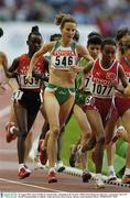 30 August 2003; Sonia O'Sullivan of Ireland competing in the Women's 5000m Final during the eight day's competition at the 9th IAAF World Championships in Athletics at the Stade de France in Paris, France. Photo by Brendan Moran/Sportsfile