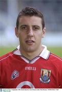 5 September 2003; Derek Barrett of Cork during a Cork hurling squad portrait session. Photo by Matt Browne/Sportsfile