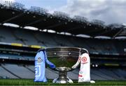 1 September 2018; The Sam Maguire Cup with the Dublin and Tyrone jerseys prior to the GAA Football All-Ireland Senior Championship Final at Croke Park, Dublin. Photo by Brendan Moran/Sportsfile