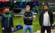 4 September 2018; From left, Backs coach Nigel Carolan, Ireland forwards coach Simon Easterby and Ireland defence Coach Andy Farrell during Connacht Rugby squad training at the Sportsground in Galway. Photo by Harry Murphy/Sportsfile