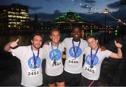 5 September 2018; Members of the Facebook team following the Grant Thornton Corporate 5K Team Challenge, Dublin Docklands 2018, in Dublin. Photo by Eóin Noonan/Sportsfile