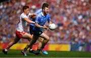 2 September 2018; Jack McCaffrey of Dublin in action against Conor Meyler of Tyrone during the GAA Football All-Ireland Senior Championship Final match between Dublin and Tyrone at Croke Park in Dublin. Photo by Brendan Moran/Sportsfile