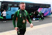 6 September 2018; Aiden O'Brien of Republic of Ireland arrives to the stadium prior to the UEFA Nations League match between Wales and Republic of Ireland at the Cardiff City Stadium in Cardiff, Wales. Photo by Stephen McCarthy/Sportsfile